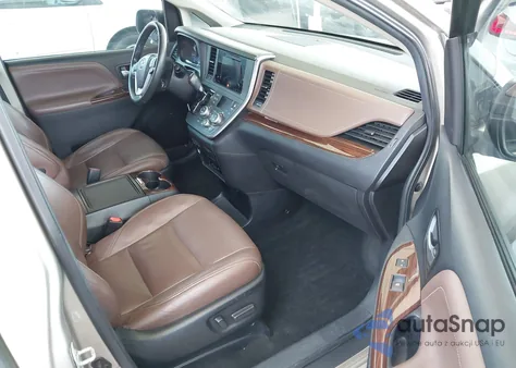 2015 Toyota Sienna Limited Premium 7 Passenger z USA, uszkodzony, nr VIN 5TDYK3DC0FS542529